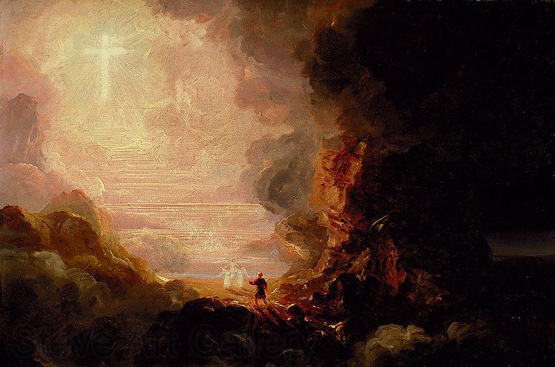 Thomas Cole The Pilgrim of the Cross at the End of His Journey Norge oil painting art